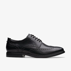 Banbury Tip Black Leather | Clarks Sale - Men