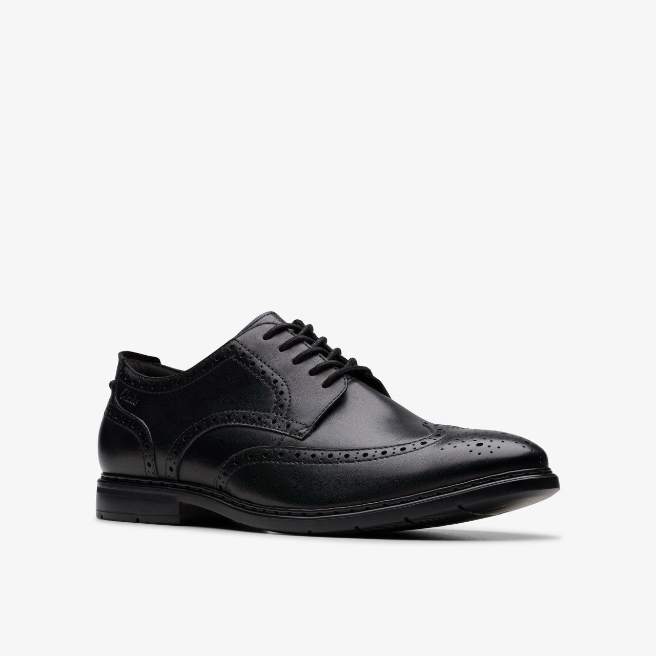 Banbury Tip Black Leather | Clarks Sale - Men