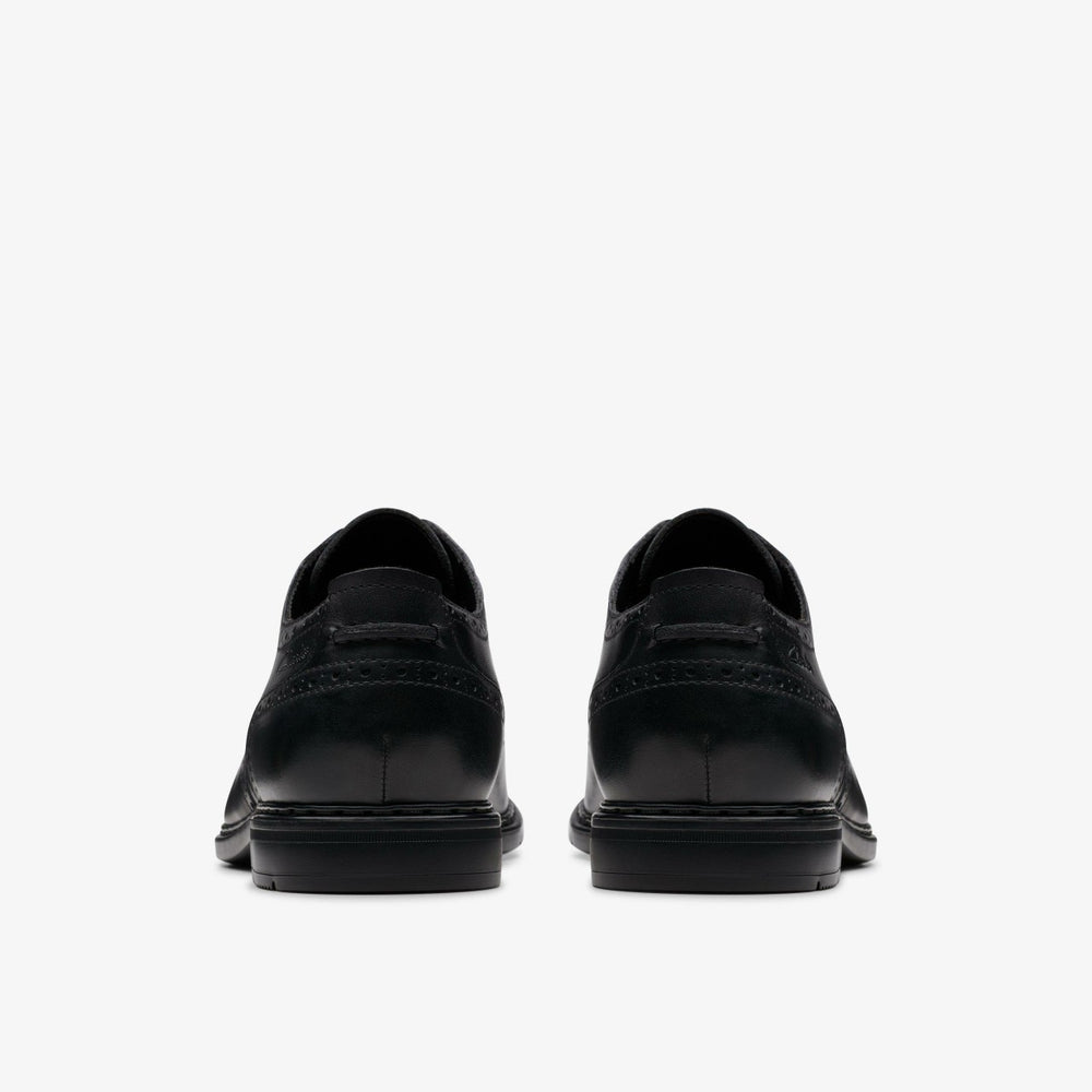 Banbury Tip Black Leather | Clarks Sale - Men