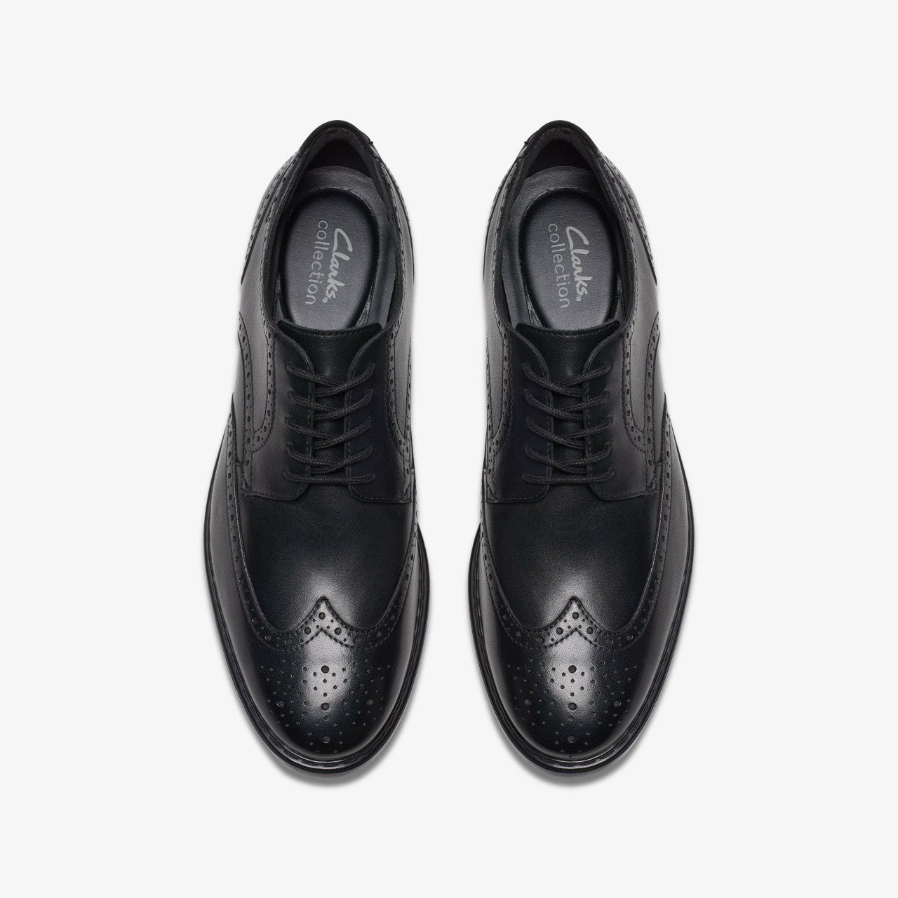 Banbury Tip Black Leather | Clarks Sale - Men