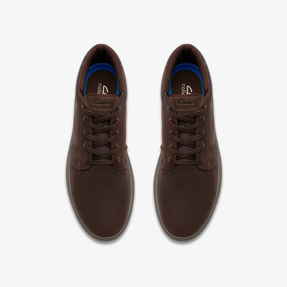Brodin Mid Dark Brown Leather | Clarks Sale - Men
