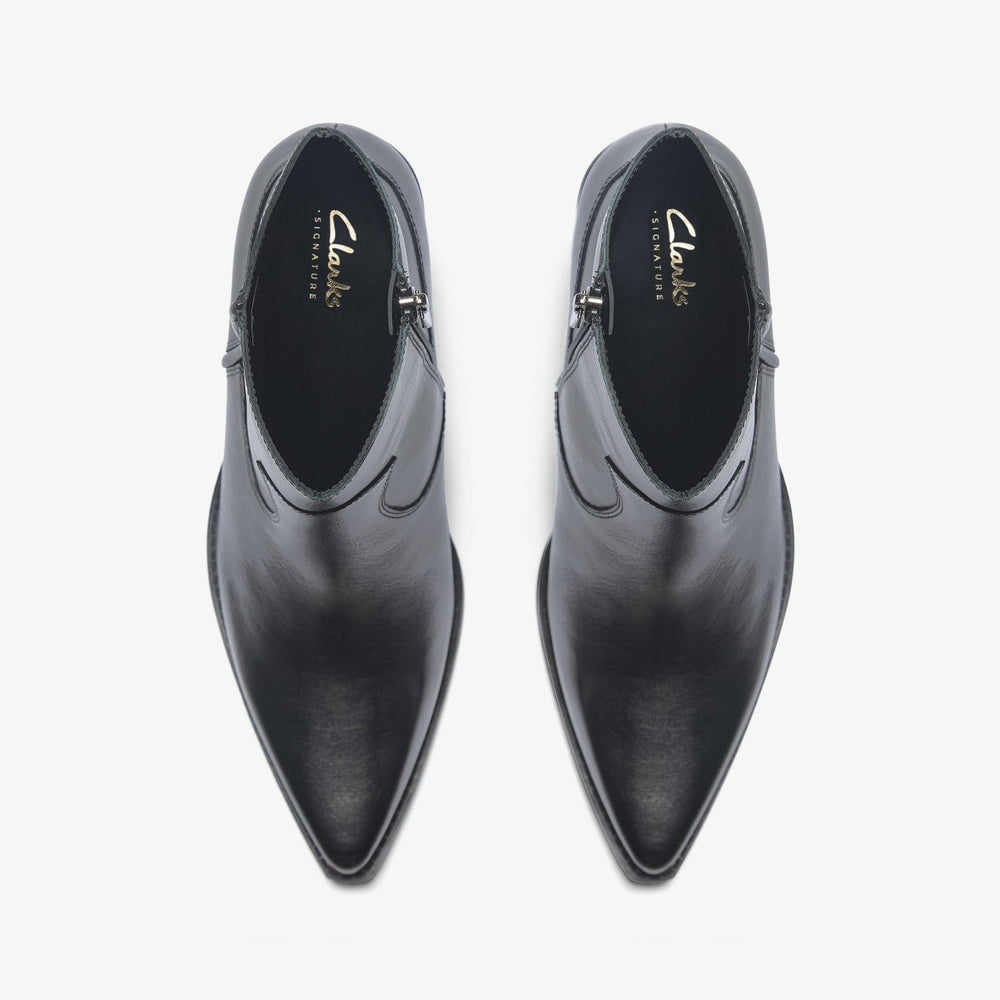 Kheda West Black Leather | Clarks Sale - Women