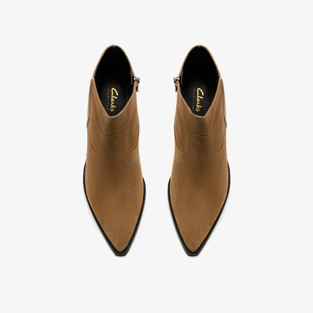 Kheda West Dark Tan | Clarks outlet - Women