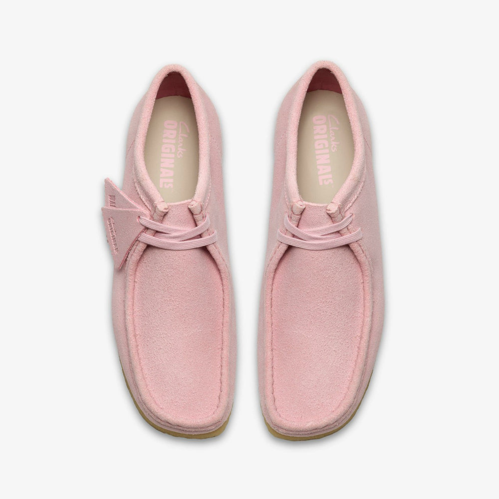 Wallabee Light Pink Suede | Clarks on Sale - Men