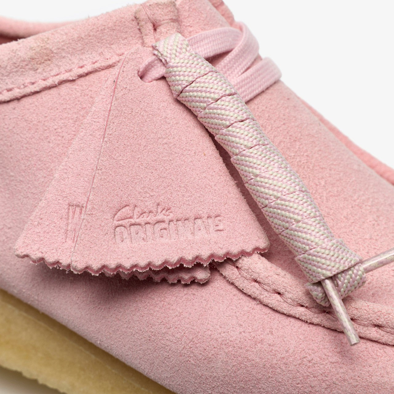 Wallabee Light Pink Suede | Clarks on Sale - Men