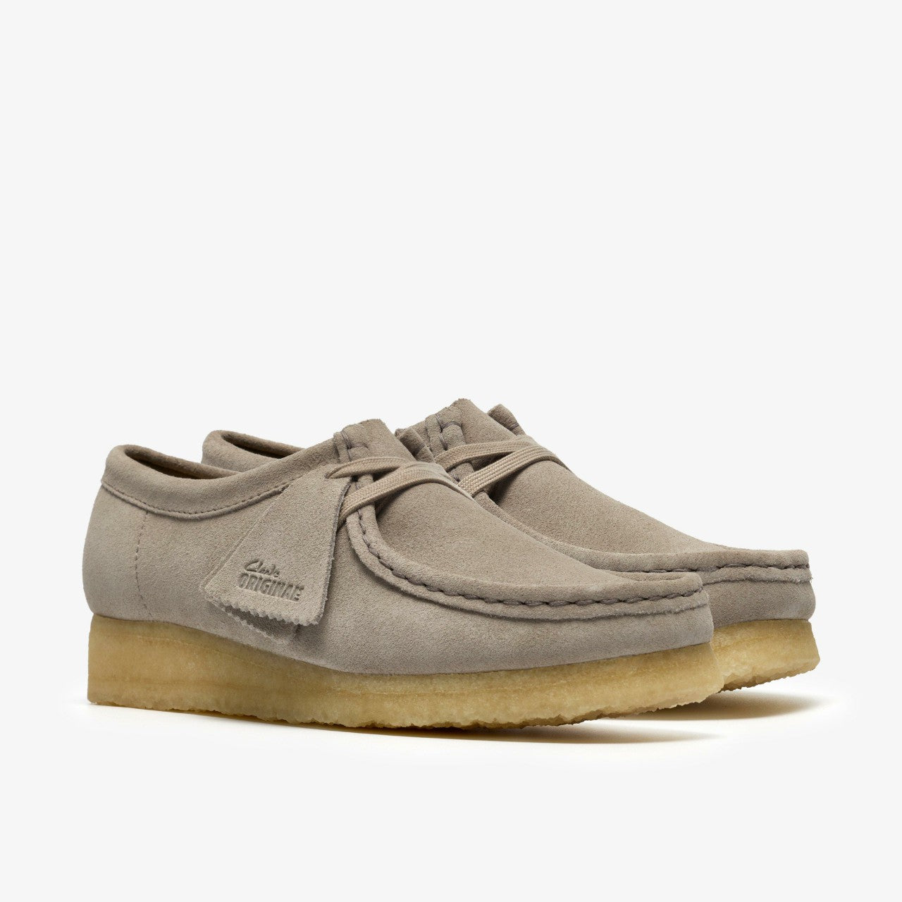 Wallabee Pale Grey Suede | Clarks online - Women