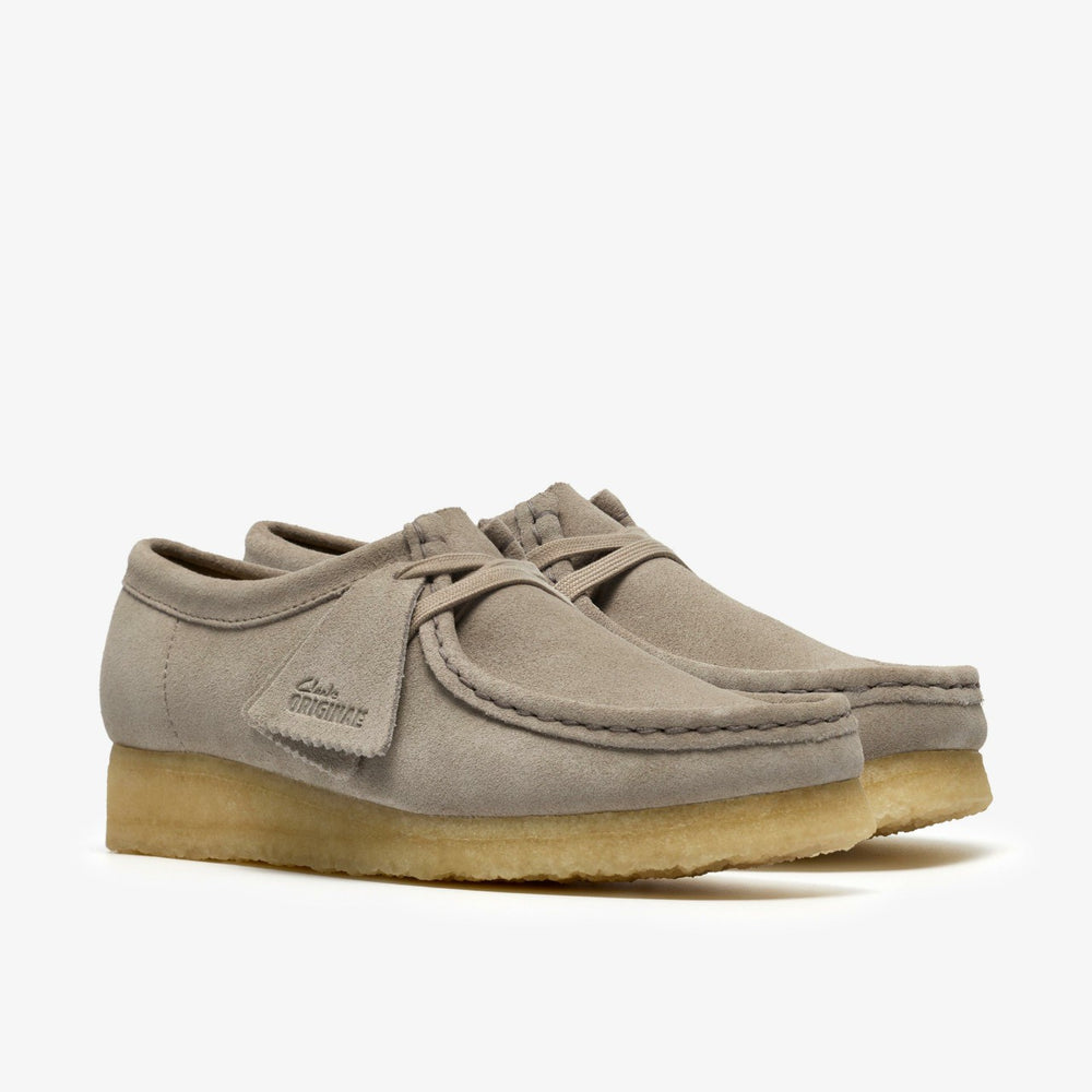 Wallabee Pale Grey Suede | Clarks online - Women