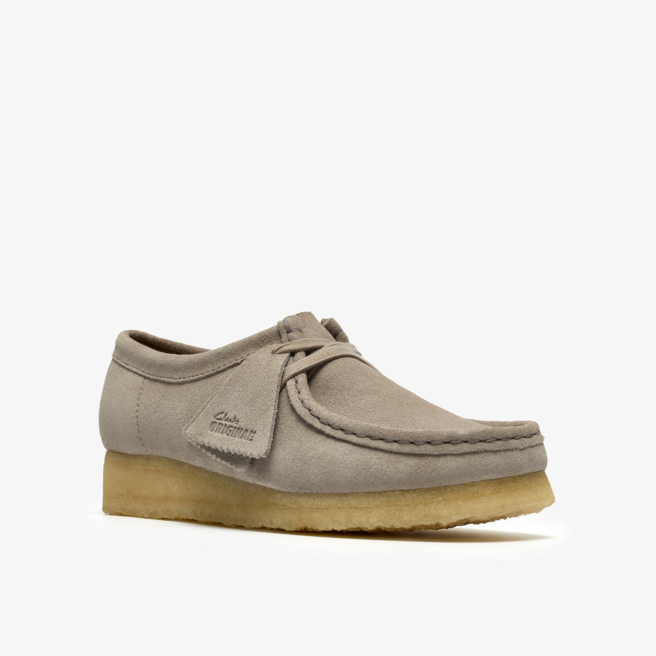 Wallabee Pale Grey Suede | Clarks online - Women