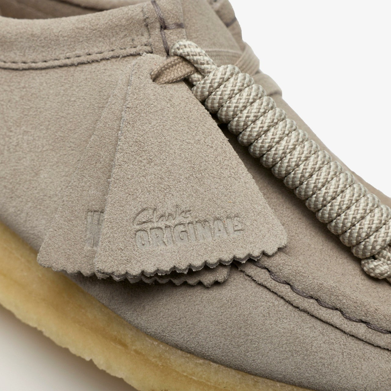 Wallabee Pale Grey Suede | Clarks online - Women