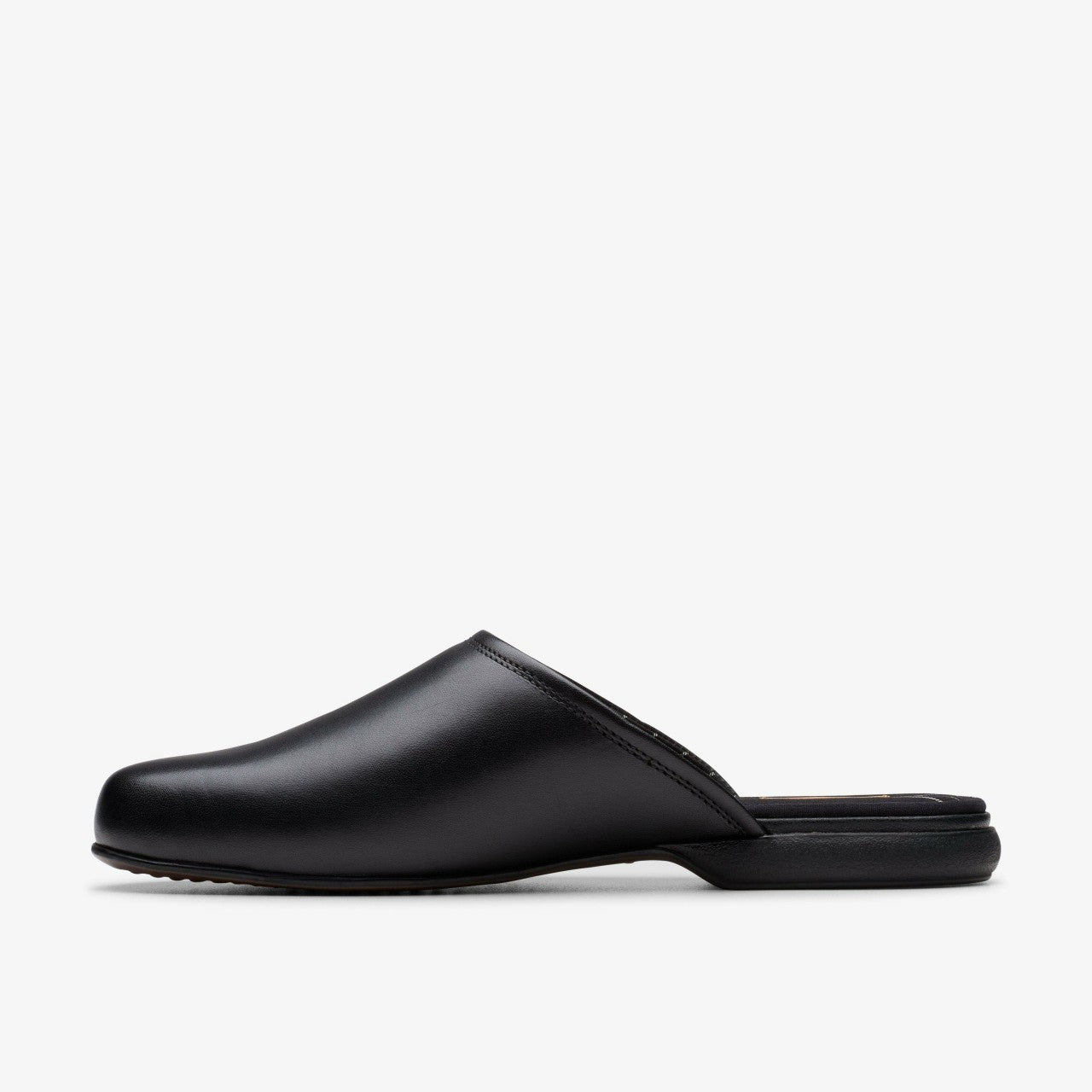 Harston Mule Black Leather | Clarks Sale - Men