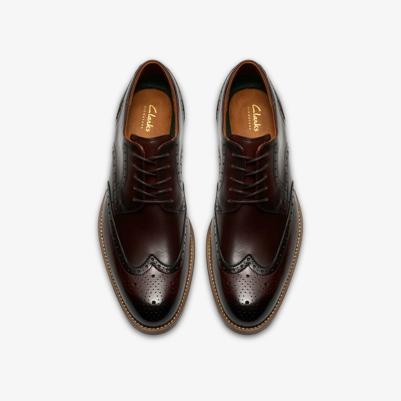 Craft Remi Tip Brown Leather | Clarks outlet - Men