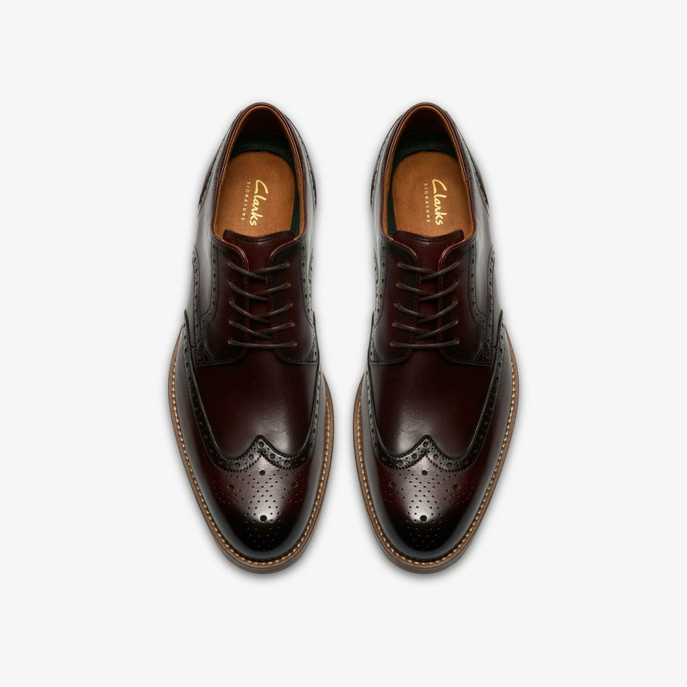 Craft Remi Tip Brown Leather | Clarks outlet - Men