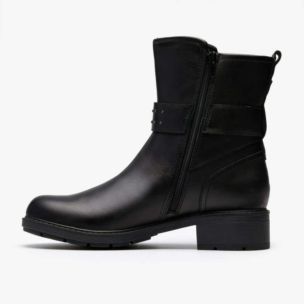 Hearth Buckle Black Leather | Clarks Sale - Women