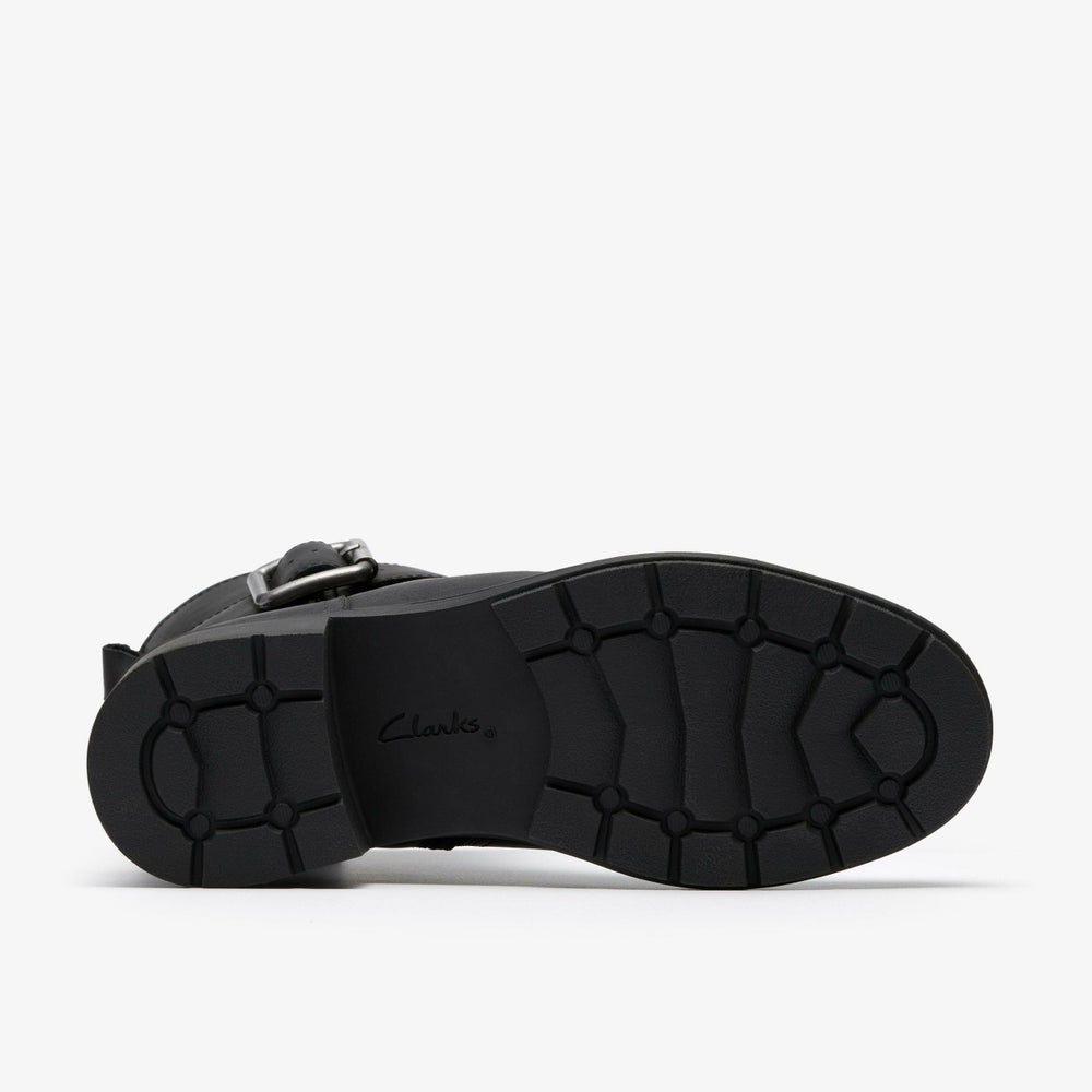 Hearth Buckle Black Leather | Clarks Sale - Women
