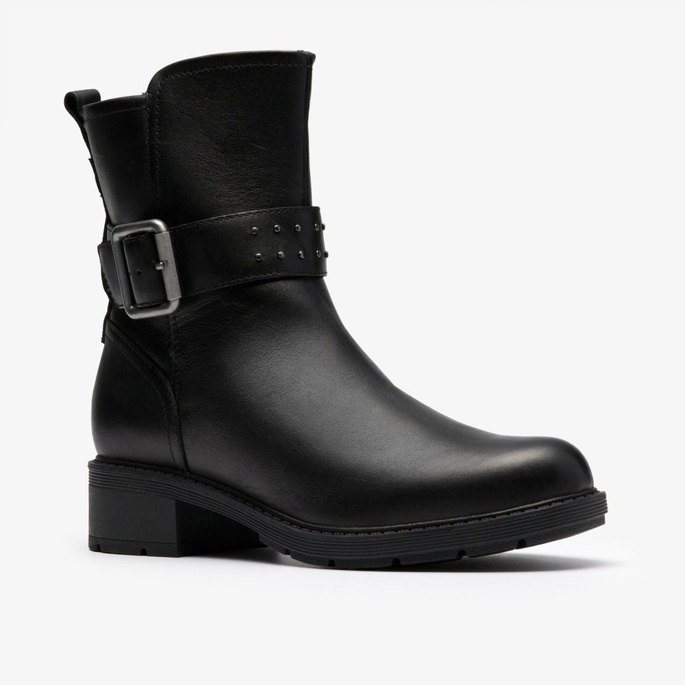 Hearth Buckle Black Leather | Clarks Sale - Women