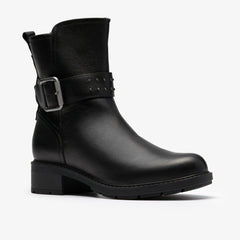 Hearth Buckle Black Leather | Clarks Sale - Women