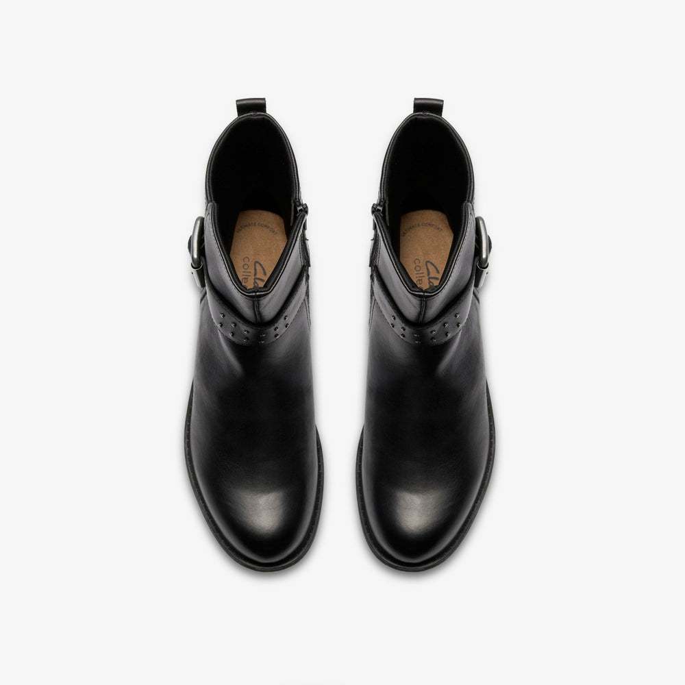 Hearth Buckle Black Leather | Clarks Sale - Women
