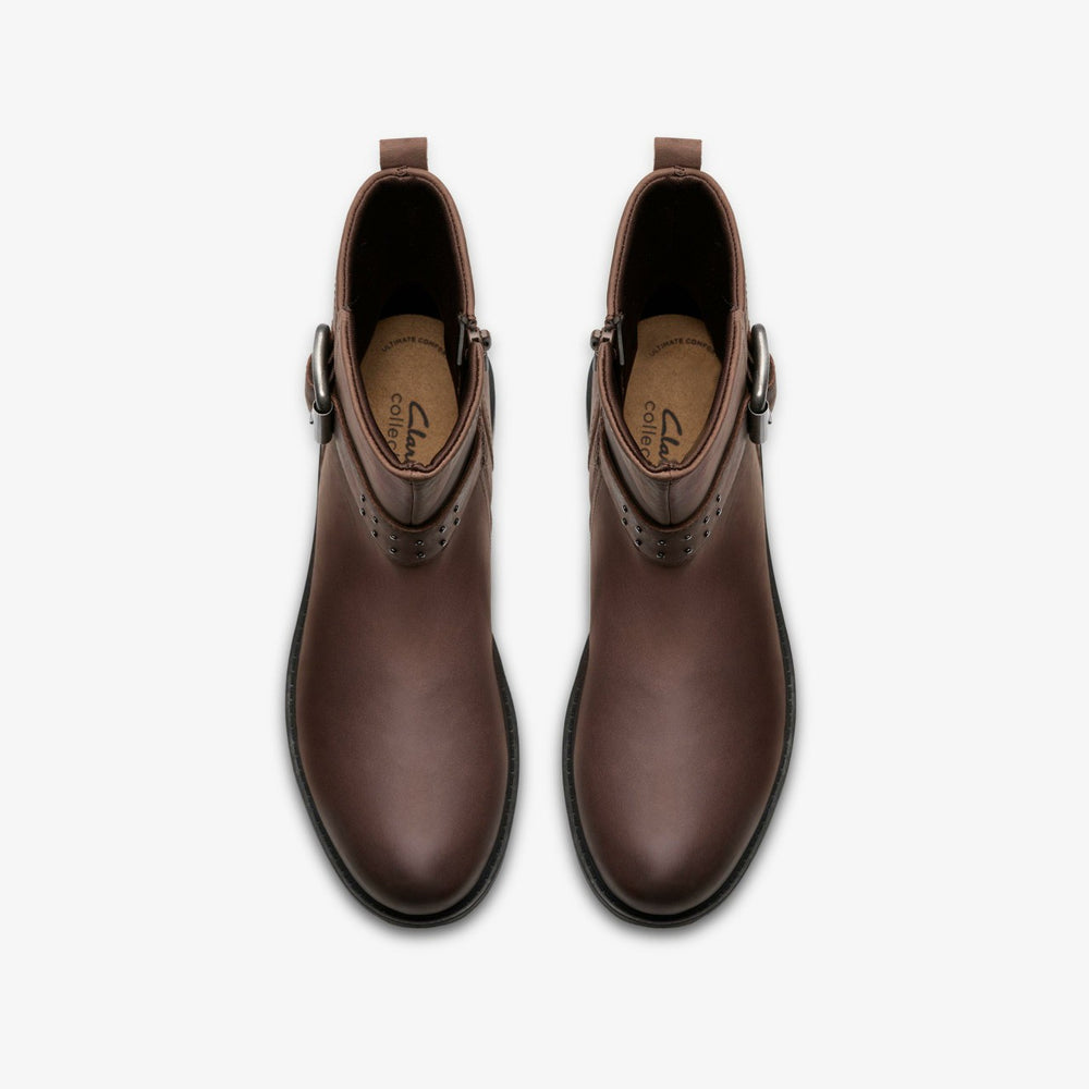Hearth Buckle Dark Brown | Clarks outlet - Women