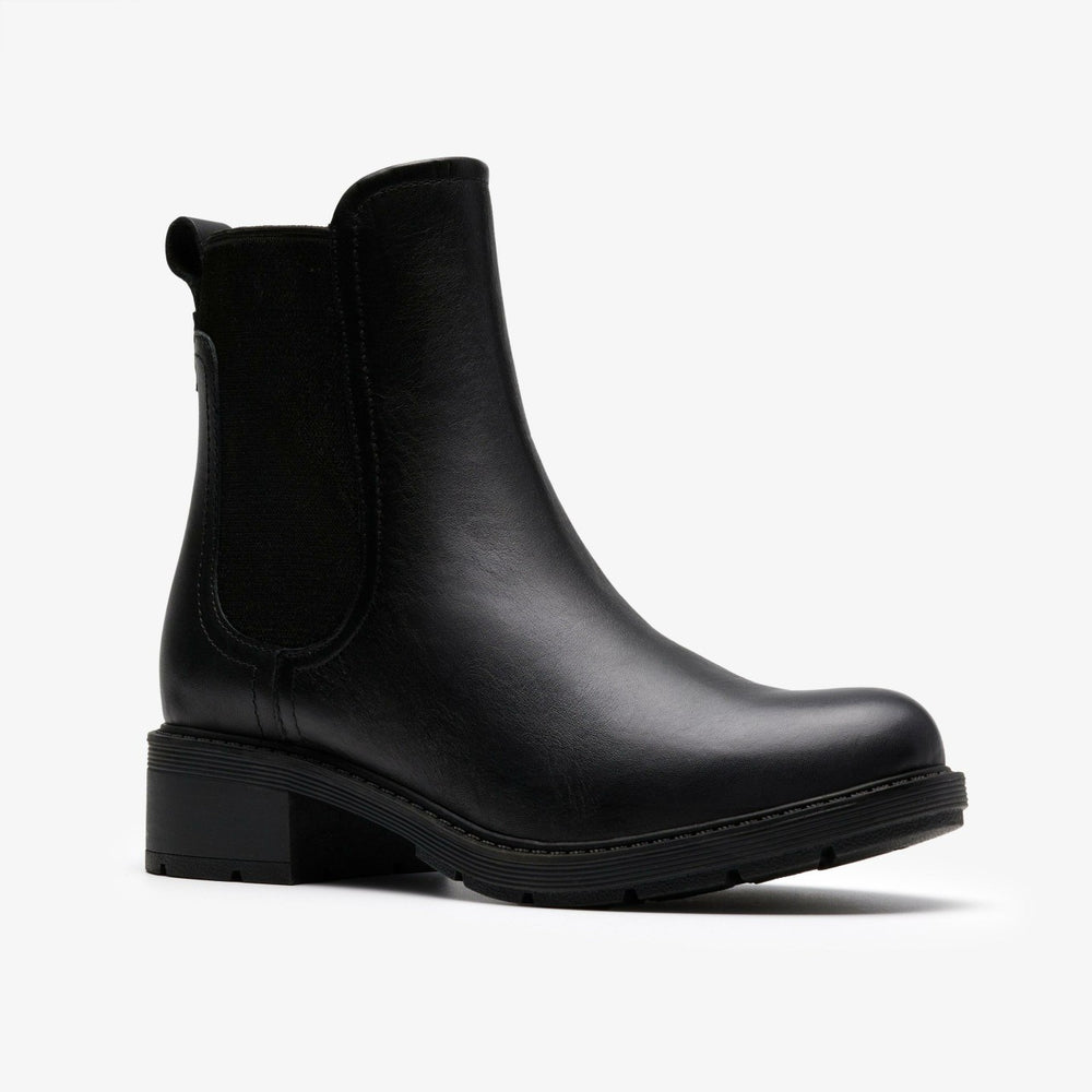 Hearth Top Black Leather | Clarks Sale - Women