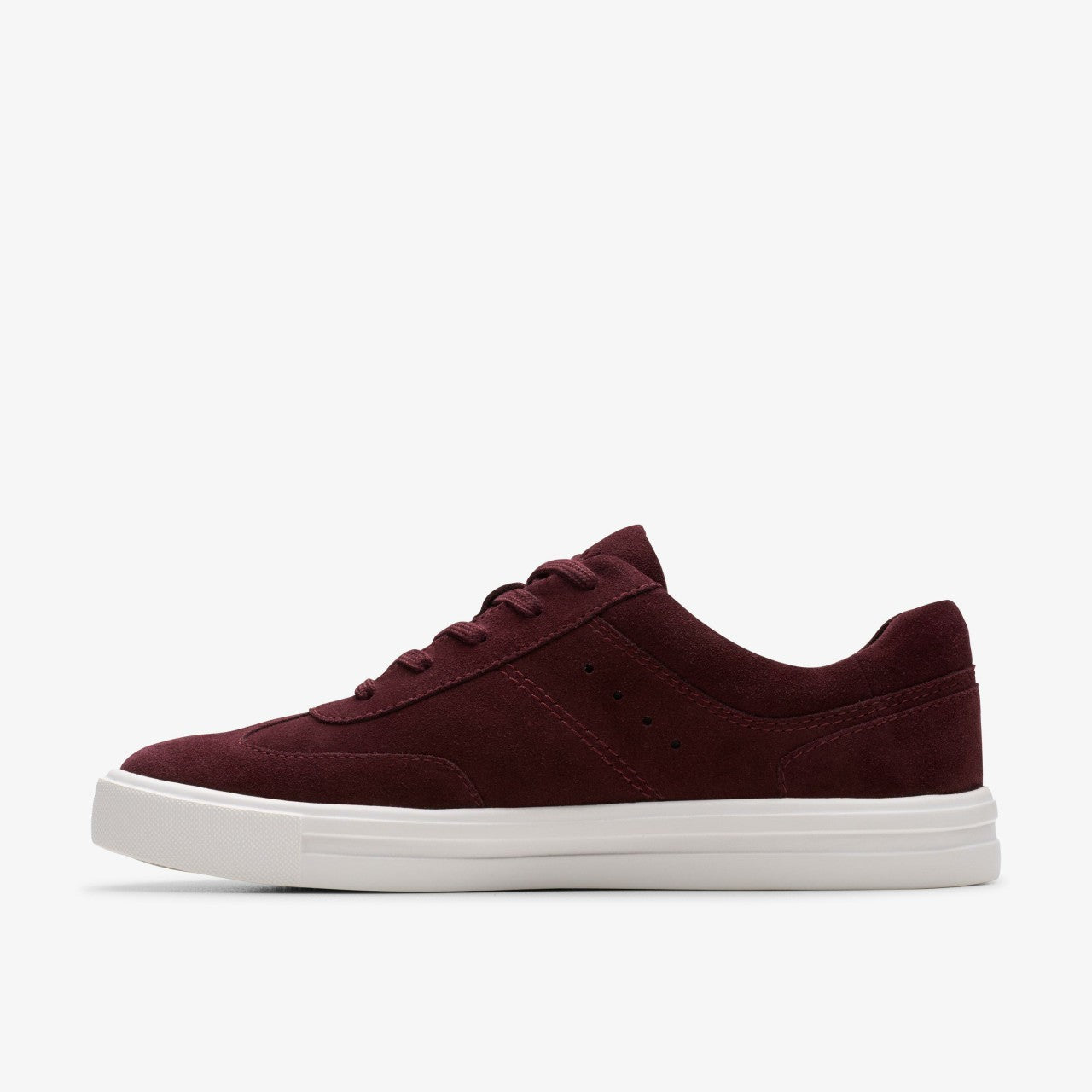 Makea Court Burgundy Suede | Clarks online - Women