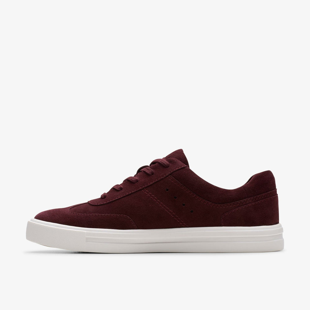 Makea Court Burgundy Suede | Clarks online - Women