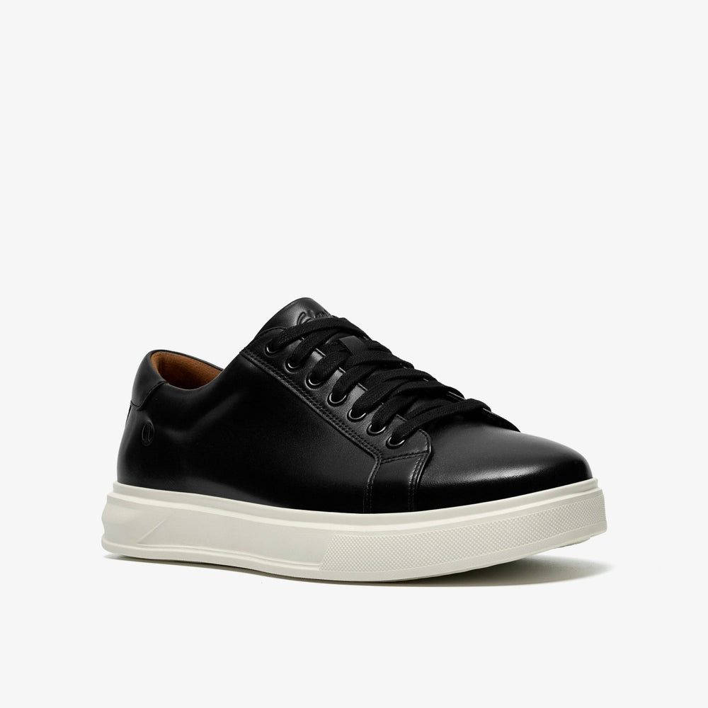 Goswell Tie Black Leather | Clarks online - Men