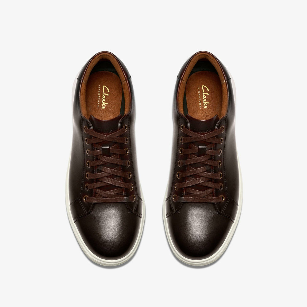 Goswell Tie Brown Leather | Clarks online - Men