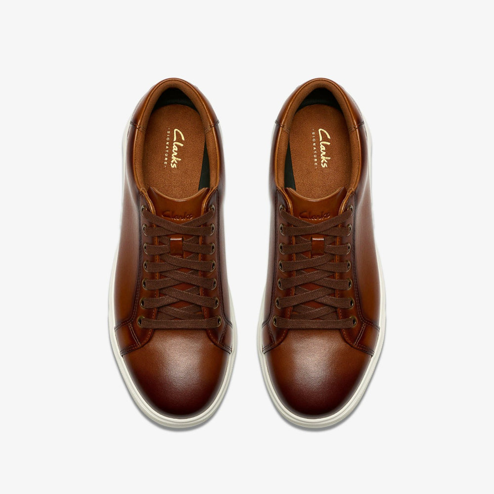 Goswell Tie Tan Leather | Clarks on Sale - Men