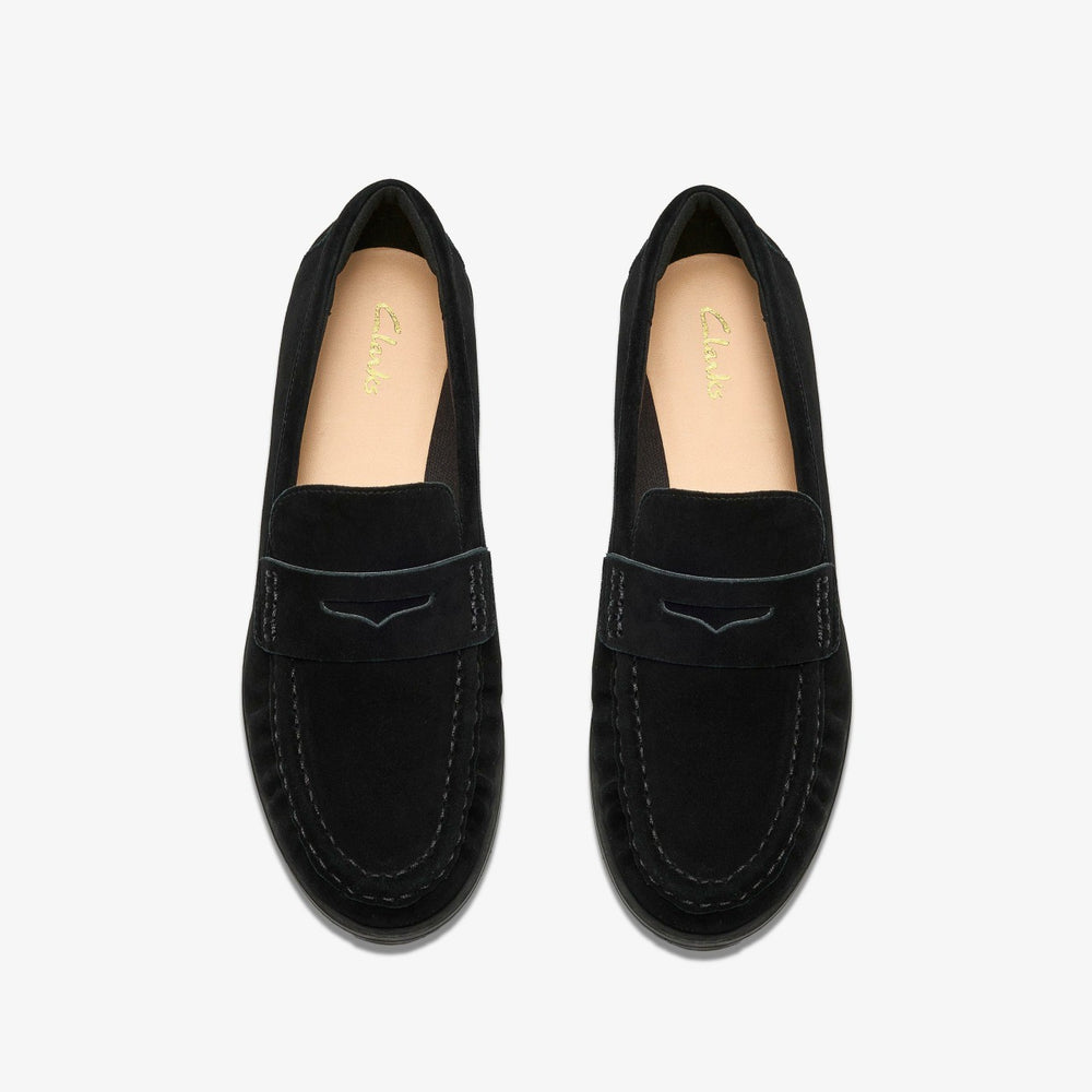 Alixea Walk Black Suede | Clarks Sale - Women