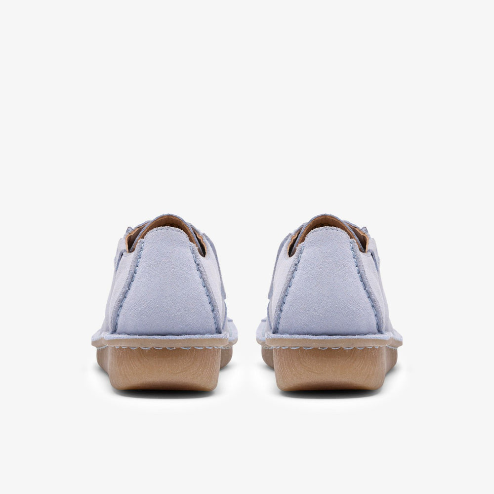 Funny Dream Light Blue Suede | Clarks for sale - Women