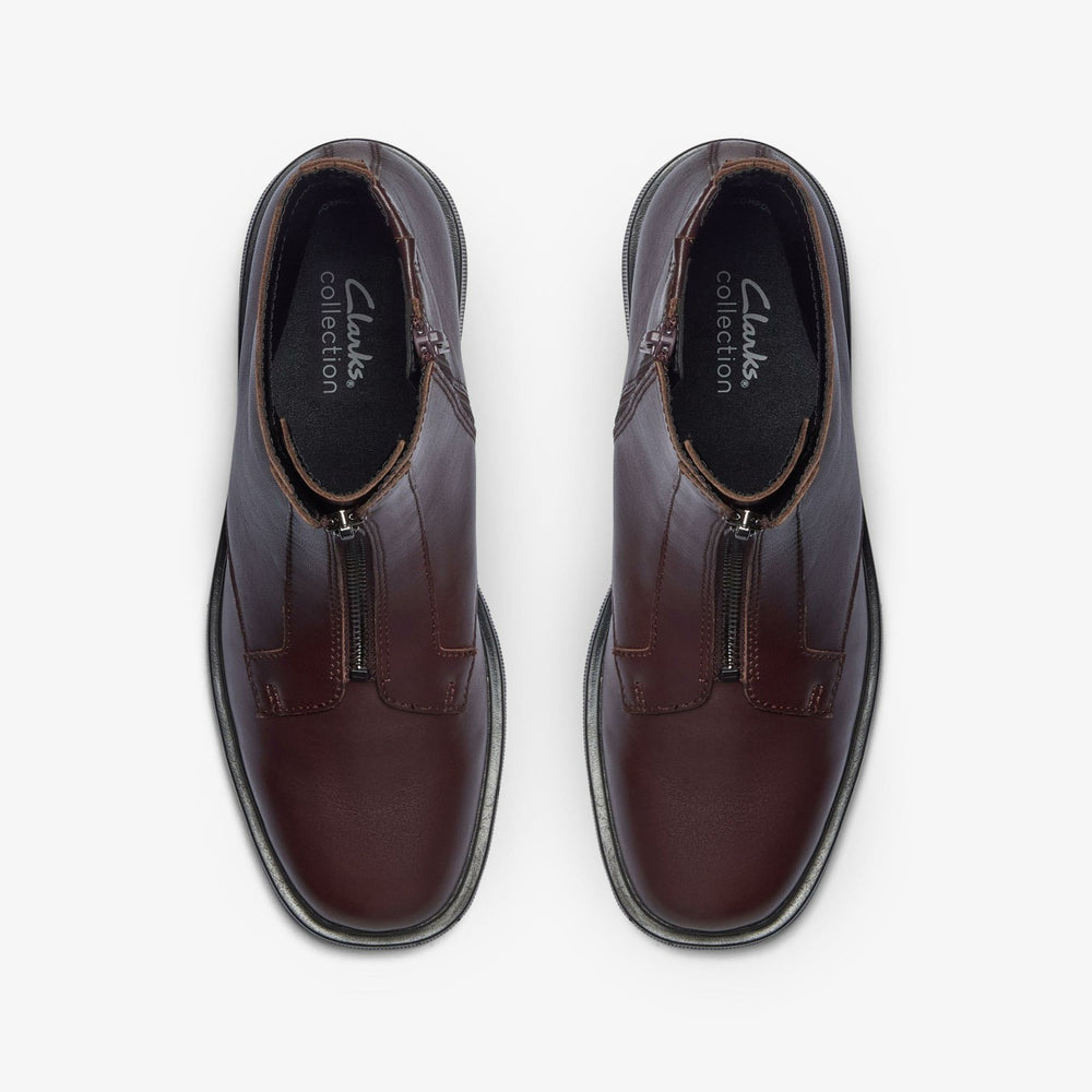 Lauryl Zip Merlot Leather | Clarks on Sale - Women