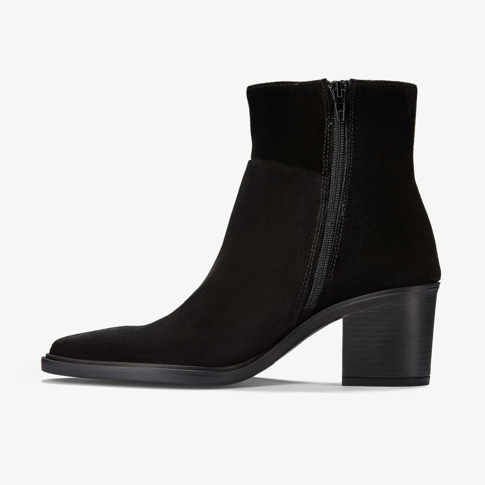 Jesse Zip Black Suede | Clarks outlet - Women