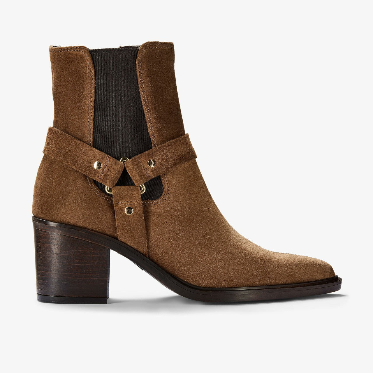 Jesse Buckle Dark Tan Suede | Clarks Sale - Women