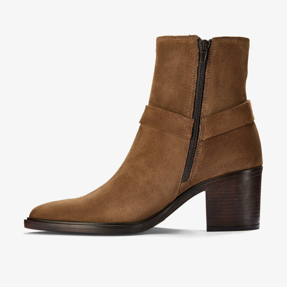 Jesse Buckle Dark Tan Suede | Clarks Sale - Women