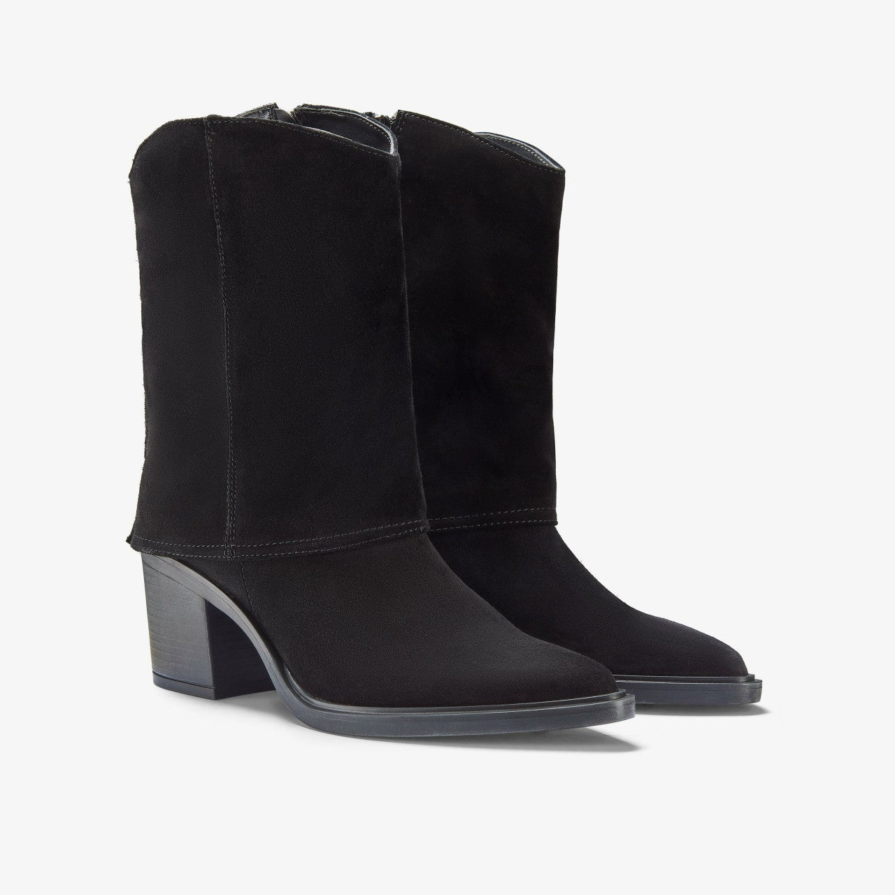 Jesse Mid Black Suede | Clarks online - Women