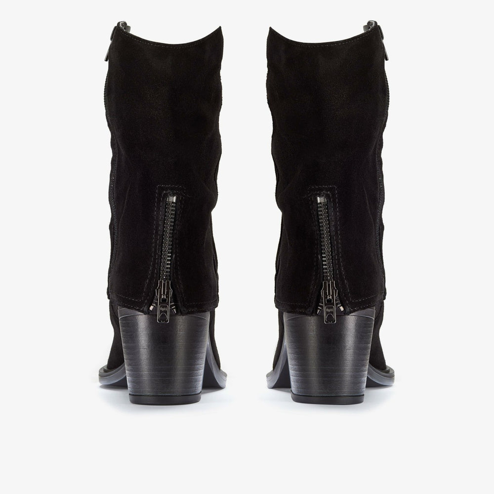 Jesse Mid Black Suede | Clarks online - Women