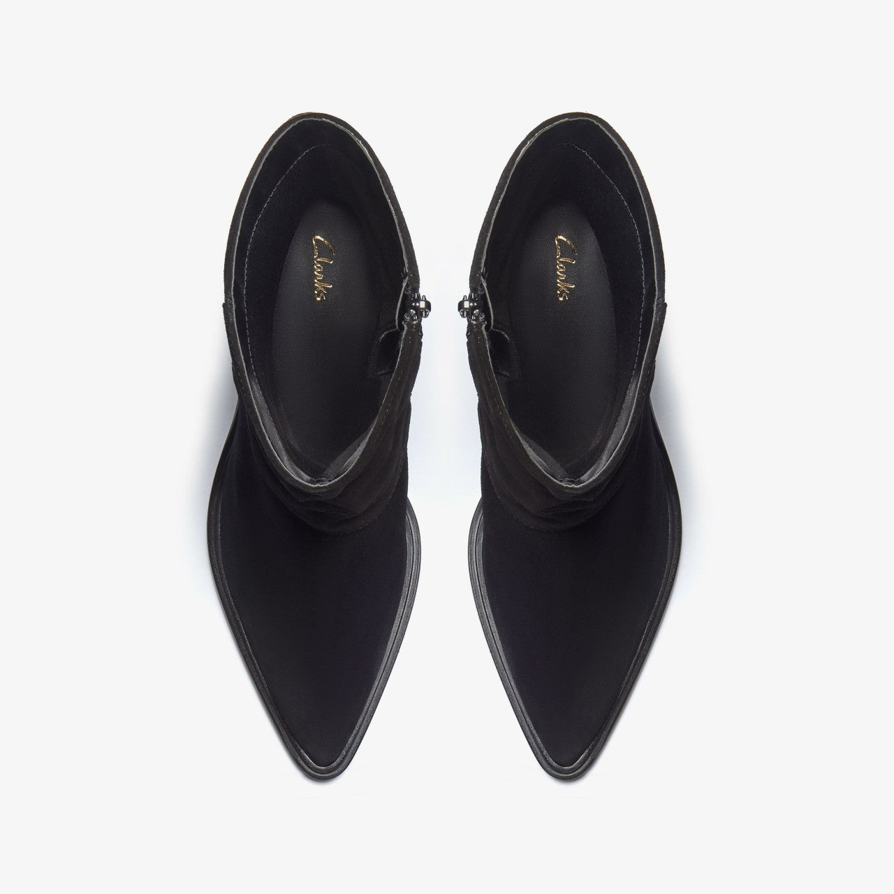 Jesse Mid Black Suede | Clarks online - Women