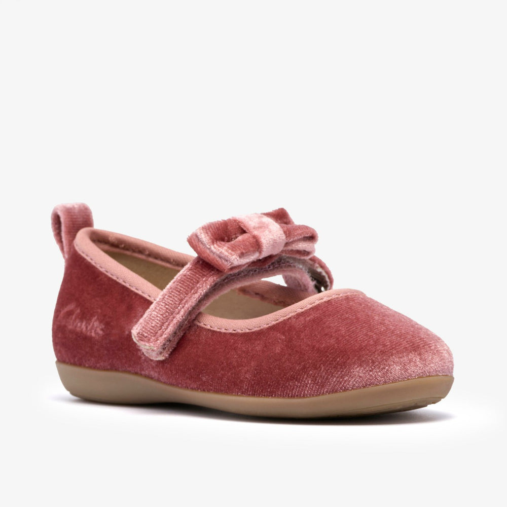 Charm Bow Toddler Dusty Pink | Clarks Sale - Kids