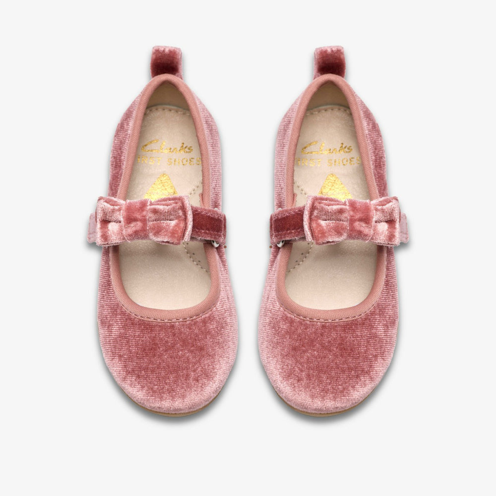 Charm Bow Toddler Dusty Pink | Clarks Sale - Kids