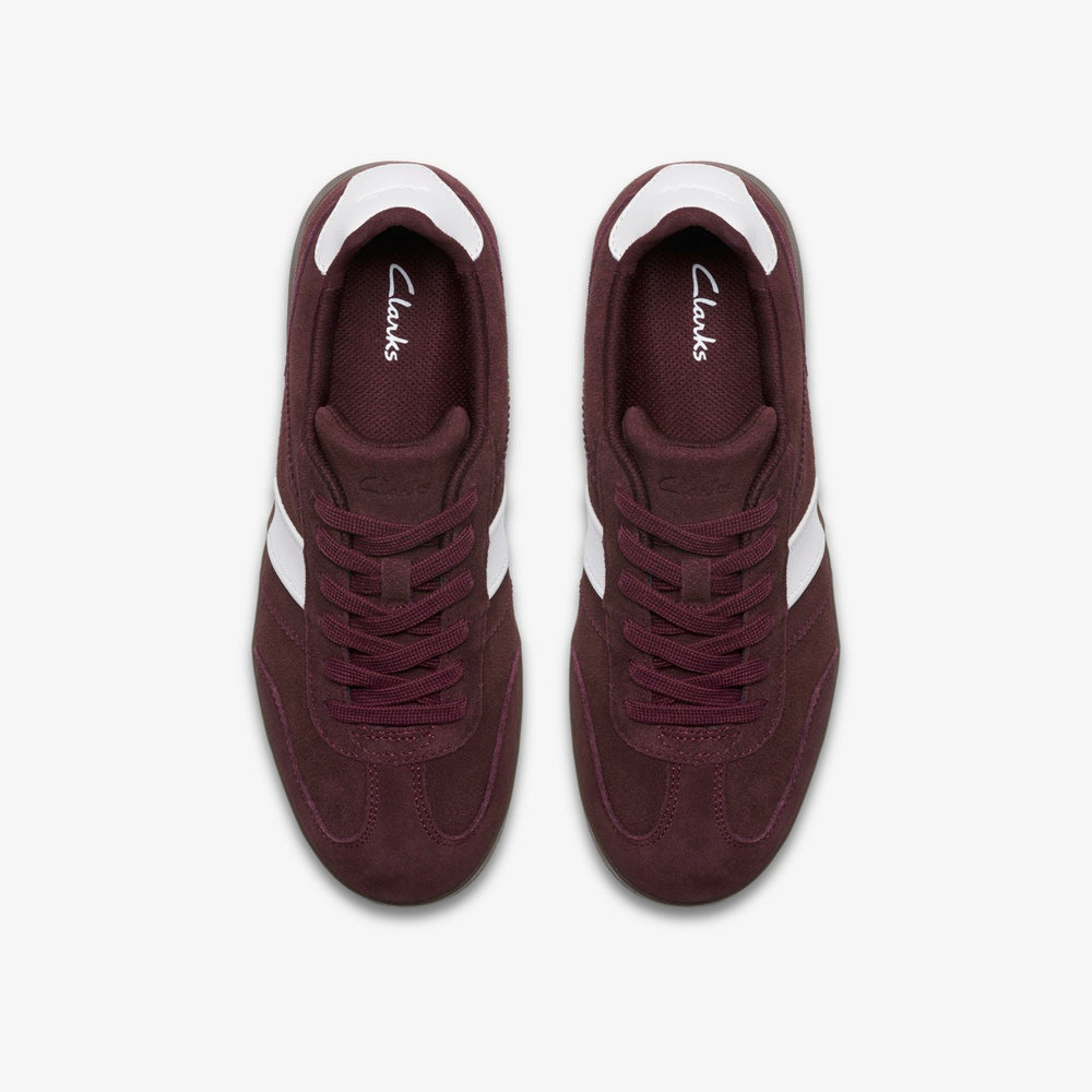 Seco Speed Burgundy Suede | Clarks discount - Women