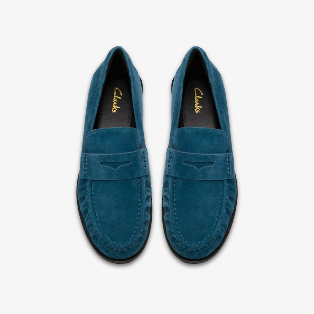 Alixea Walk Teal Suede | Clarks discount - Women