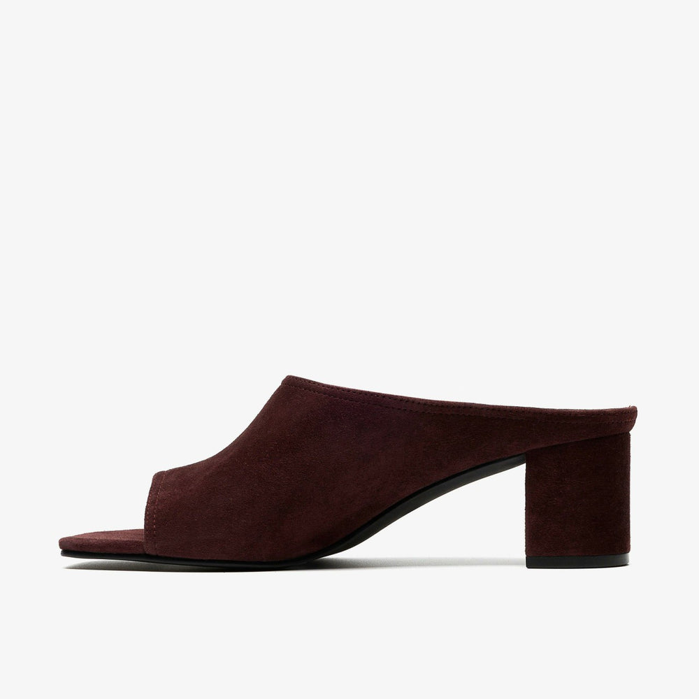 Siray Mule Dark Brown Suede | Clarks on Sale - Women