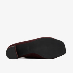 Siray Mule Dark Brown Suede | Clarks on Sale - Women