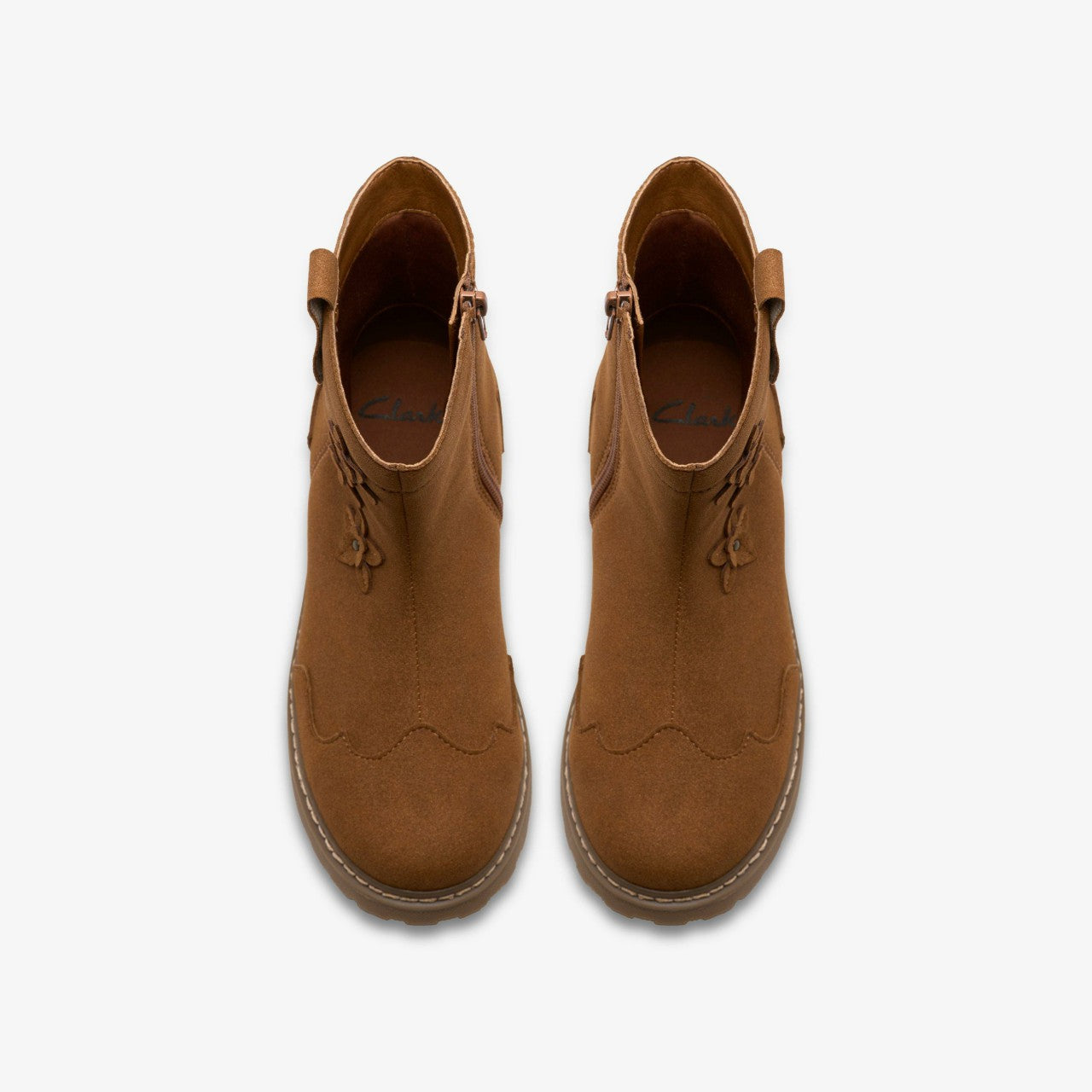 Adelaide Mid Kid Tan | Clarks online - Kids