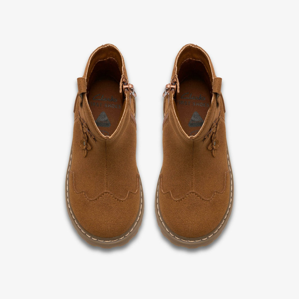 Adelaide Mid Toddler Tan | Clarks outlet - Kids