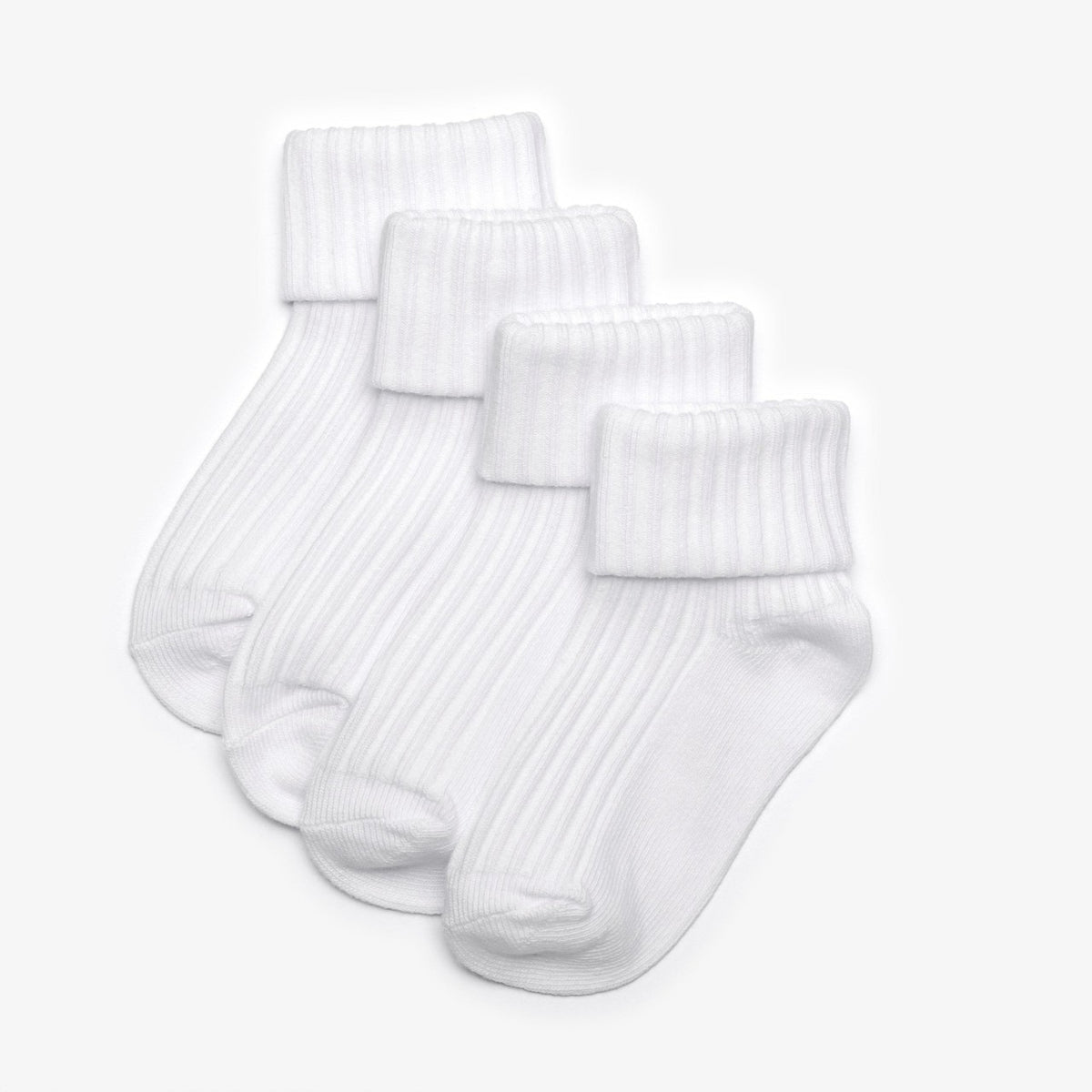 White Socks 4 Pack 6-12 Months White | Clarks outlet - Kids