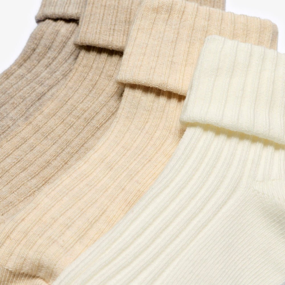 Socks 4 Pack Multicolour 1-2 Years Beige Combination | Clarks online - Kids