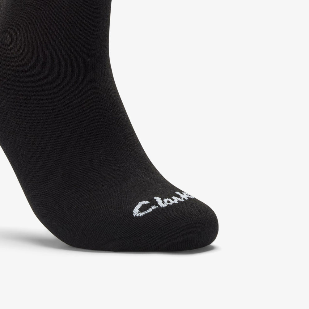 3 Pack Socks Size 6-11 Black Black | Clarks on Sale - Men