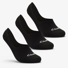 Sock Liners 3 Pack Size 6-11 Black Black | Clarks Sale - Men