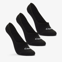 Sock Liners 3 Pack Size 2-8 Black Black | Clarks online - Women